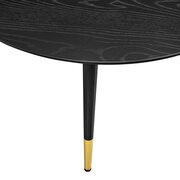 Round coffee table in black by Modway additional picture 5