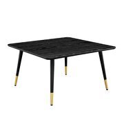 Square coffee table in black by Modway additional picture 2