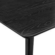 Rectangular dining table in black by Modway additional picture 3