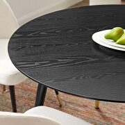 Round dining table in black by Modway additional picture 2