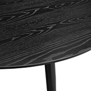 Round dining table in black by Modway additional picture 3