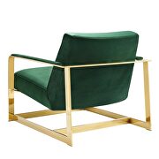 Performance velvet accent chair in gold emerald by Modway additional picture 6