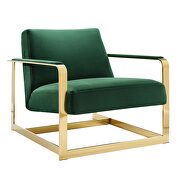 Performance velvet accent chair in gold emerald by Modway additional picture 7