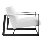 Upholstered accent chair in black white by Modway additional picture 6