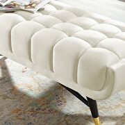 47.5 performance velvet bench in ivory by Modway additional picture 3