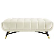 47.5 performance velvet bench in ivory by Modway additional picture 5