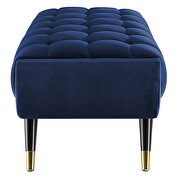 47.5 performance velvet bench in midnight blue by Modway additional picture 4
