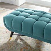 47.5 performance velvet bench in sea blue by Modway additional picture 3