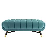 47.5 performance velvet bench in sea blue by Modway additional picture 5