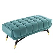 47.5 performance velvet bench in sea blue by Modway additional picture 6