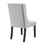Parsons performance velvet dining side chairs - set of 2 in light gray by Modway additional picture 6