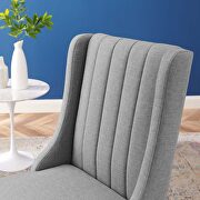 Parsons fabric dining side chairs - set of 2 in light gray by Modway additional picture 4