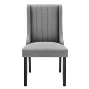 Parsons fabric dining side chairs - set of 2 in light gray additional photo 5 of 8