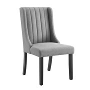 Parsons fabric dining side chairs - set of 2 in light gray by Modway additional picture 8