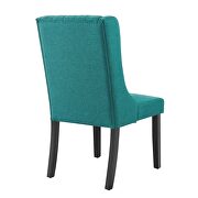 Parsons fabric dining side chairs - set of 2 in teal additional photo 5 of 8