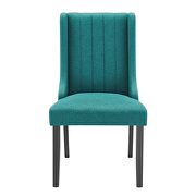 Parsons fabric dining side chairs - set of 2 in teal by Modway additional picture 6