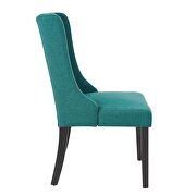 Parsons fabric dining side chairs - set of 2 in teal by Modway additional picture 7