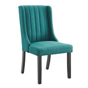 Parsons fabric dining side chairs - set of 2 in teal by Modway additional picture 8