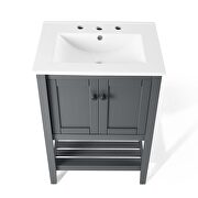 Bathroom vanity in gray white by Modway additional picture 5