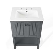 Bathroom vanity in gray white by Modway additional picture 5