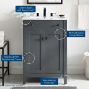 Bathroom vanity in gray white by Modway additional picture 11