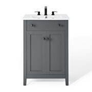 Bathroom vanity in gray white by Modway additional picture 4