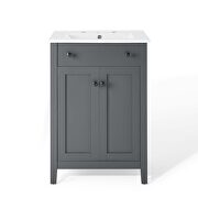 Bathroom vanity in gray white by Modway additional picture 6