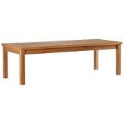 Outdoor patio teak wood 4-piece furniture set in natural/ white by Modway additional picture 11