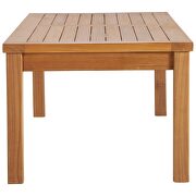 Outdoor patio teak wood 4-piece furniture set in natural/ white by Modway additional picture 12