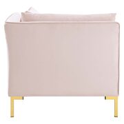 Performance velvet upholstery loveseat in pink by Modway additional picture 4