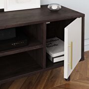 Tv stand in cappuccino white by Modway additional picture 2