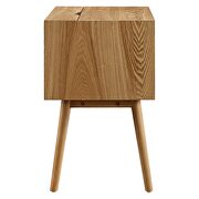 Wood nightstand with usb ports in natural by Modway additional picture 6