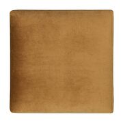 Down filled overstuffed performance velvet ottoman in cognac by Modway additional picture 4