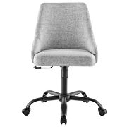 Swivel upholstered office chair in black gray by Modway additional picture 7