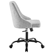 Swivel upholstered office chair in black gray by Modway additional picture 9