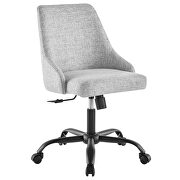 Swivel upholstered office chair in black gray by Modway additional picture 10