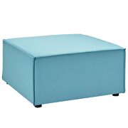 Outdoor patio upholstered loveseat and ottoman set in turquoise by Modway additional picture 7