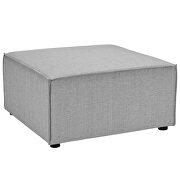 Gray finish outdoor patio upholstered 6-piece sectional sofa by Modway additional picture 11