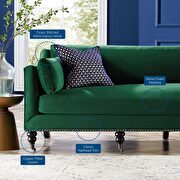 Performance velvet sofa in green by Modway additional picture 8