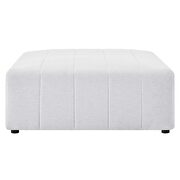 Upholstered fabric ottoman in ivory by Modway additional picture 4