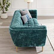 Crushed performance velvet sofa in teal by Modway additional picture 7