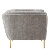 Light gray finish crushed performance velvet chair by Modway additional picture 3