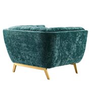 Teal finish crushed performance velvet chair by Modway additional picture 4