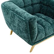 Teal finish crushed performance velvet chair by Modway additional picture 6