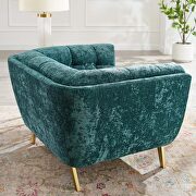 Teal finish crushed performance velvet chair by Modway additional picture 7