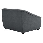 Charcoal finish soft polyester fabric upholstery chair by Modway additional picture 4