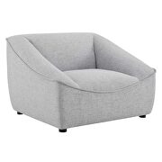 Light gray finish soft polyester fabric upholstery chair by Modway additional picture 2