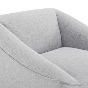 Light gray finish soft polyester fabric upholstery chair by Modway additional picture 6
