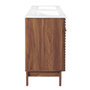 Double sink bathroom vanity in walnut white by Modway additional picture 9