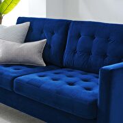 Tufted performance velvet sofa in navy by Modway additional picture 3